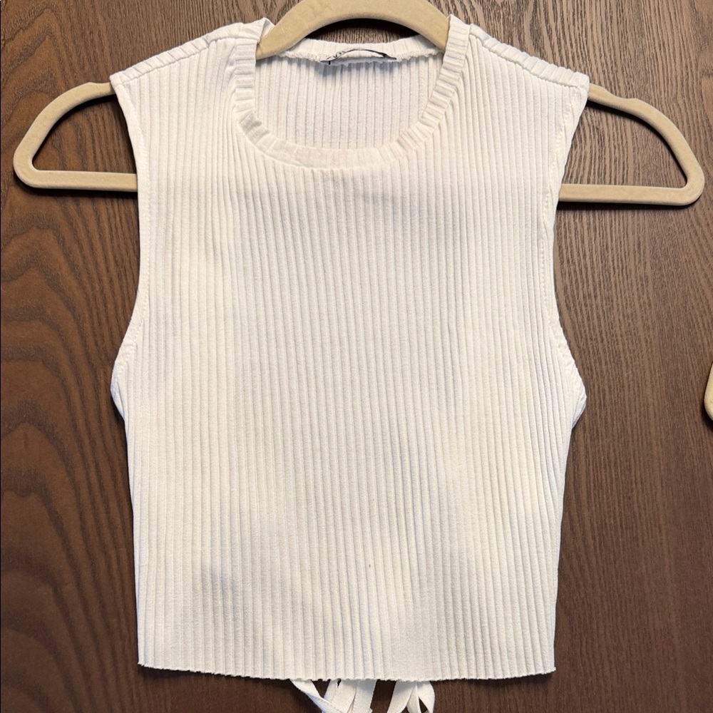 Zara Open Back Top